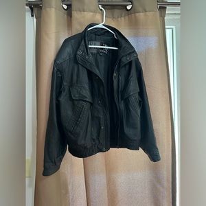 Vintage Fluid International leather jacket